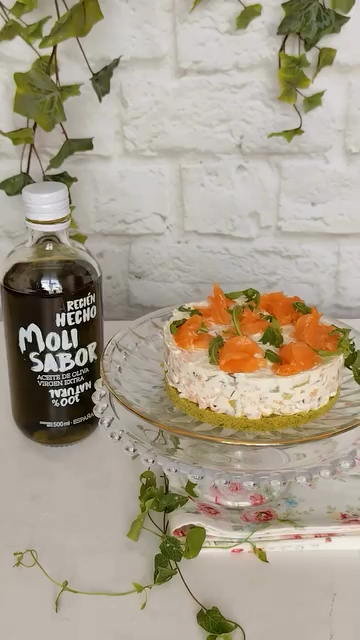 Cheesecake salmon ahumado