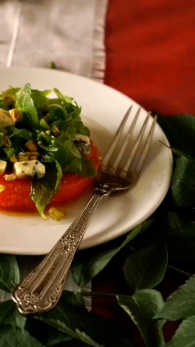 Ensalada templada de sandía