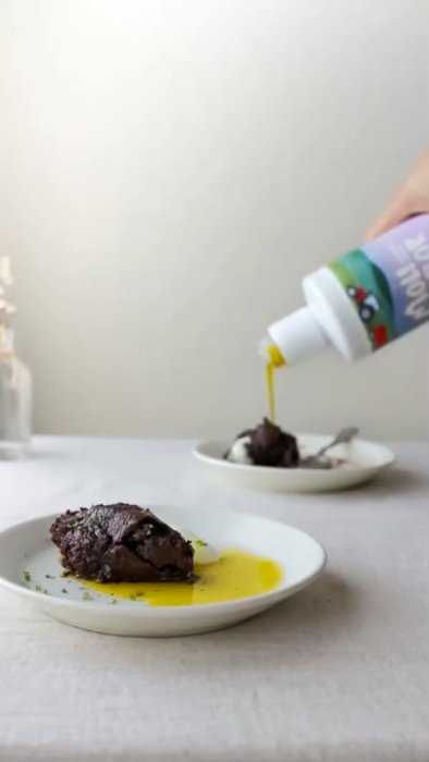 Mousse de chocolate caliente