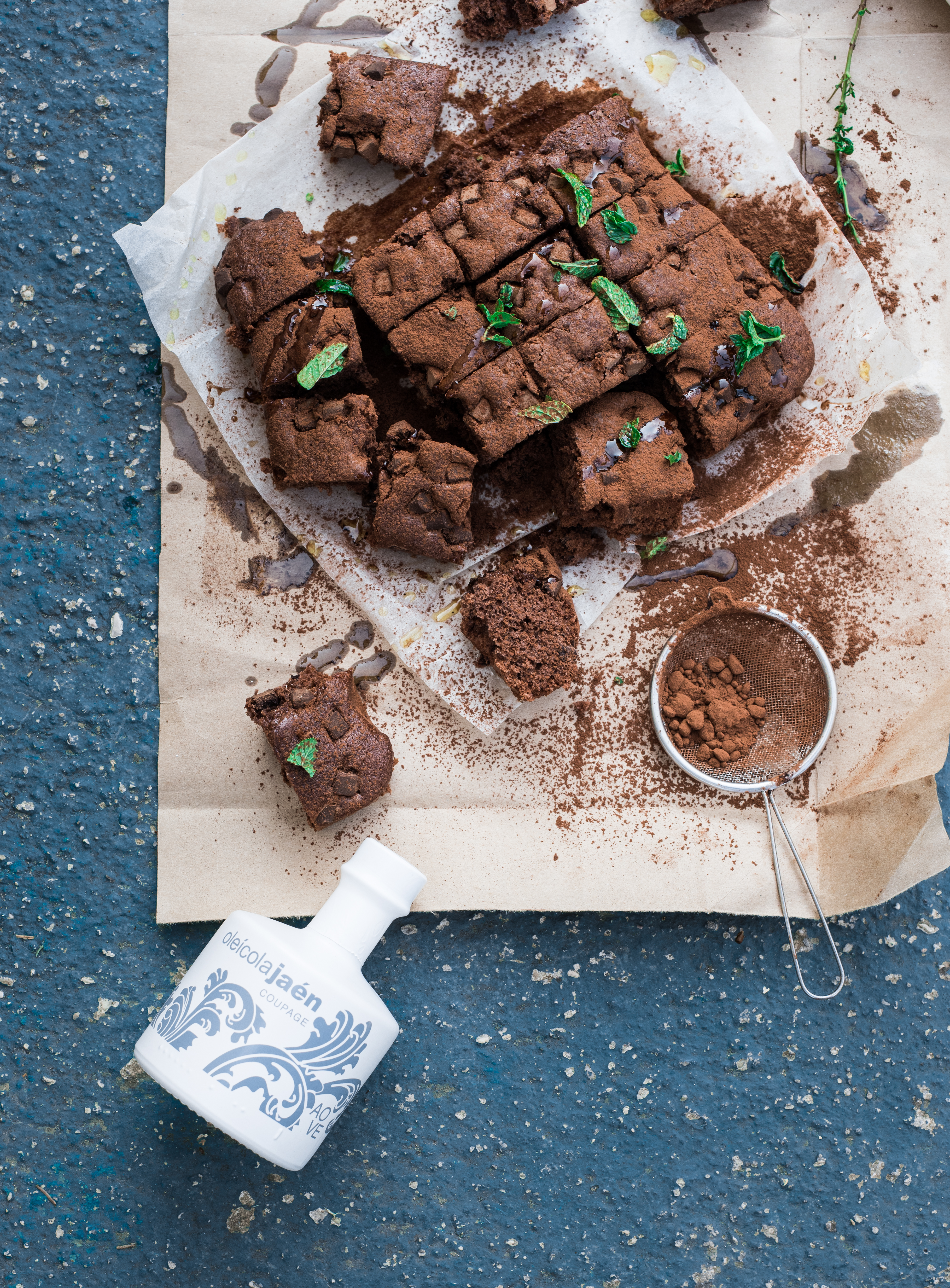 Imagen Brownie de chocolate y menta - aove coupage