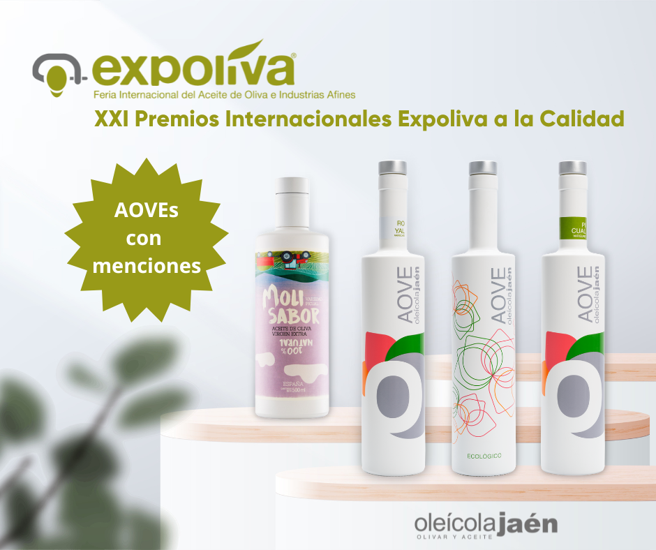  XXI PREMIOS INTERNACIONALES EXPOLIVA A LA CALIDAD DE LOS MEJORES ACEITES DE OLIVA VÍRGENES EXTRA