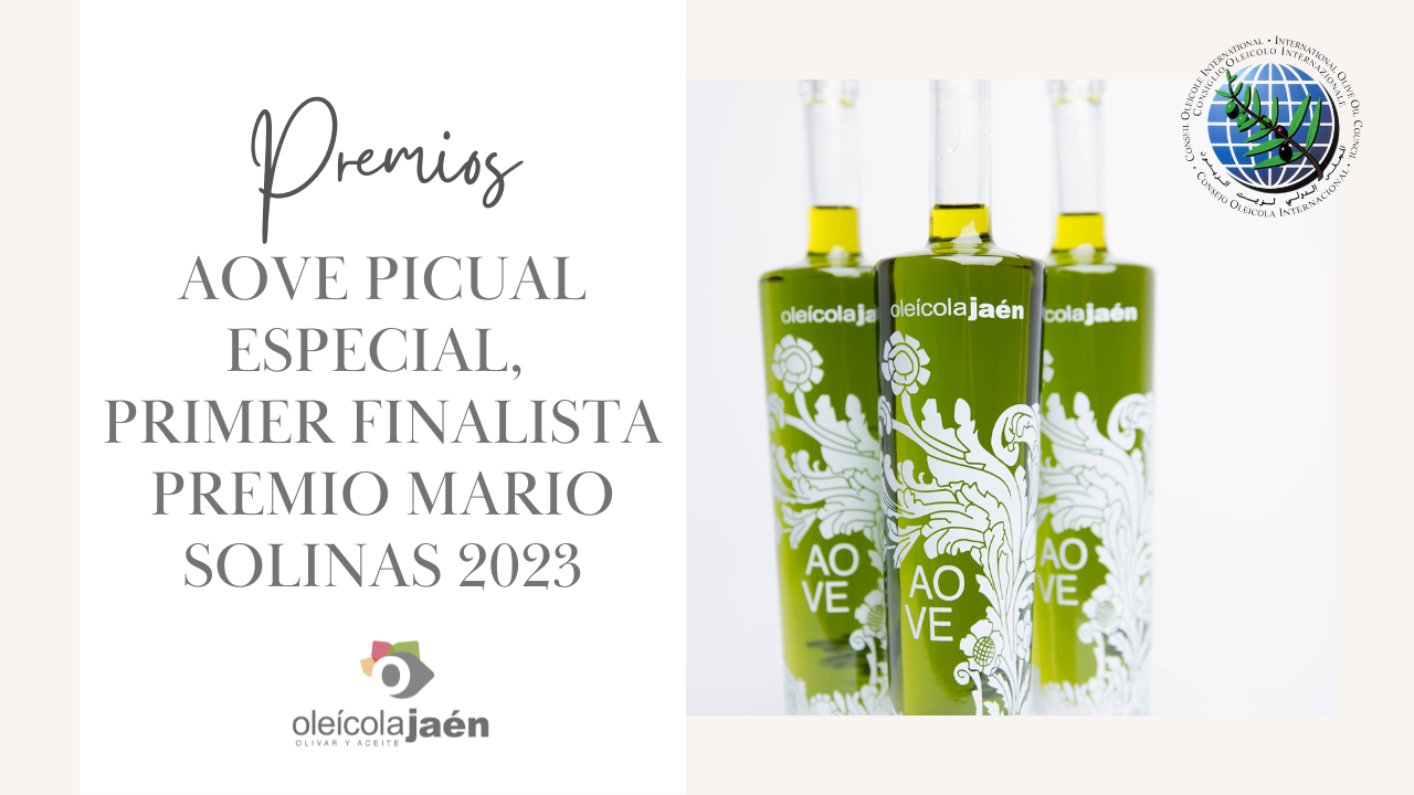 AOVE PICUAL ESPECIAL, pRIMER FINALISTA PREMIO MARIO SOLINAS