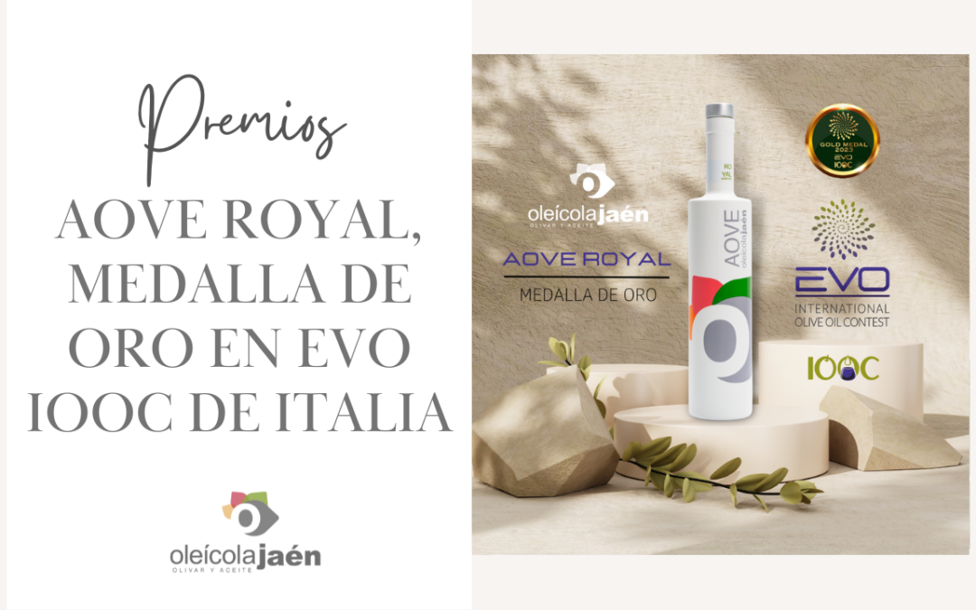 Medalla de oro para AOVE royal en evo iooc italia